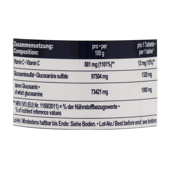 قرص گلوکزامین و ویتامین C آیرون مکس ۶۰ عدد - Image 2