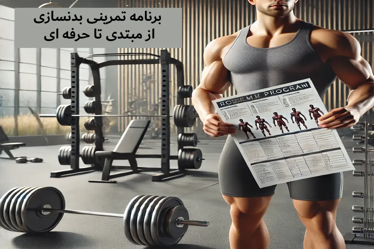 برنامه تمرینی بدنسازی از مبتدی تا حرفه ای
