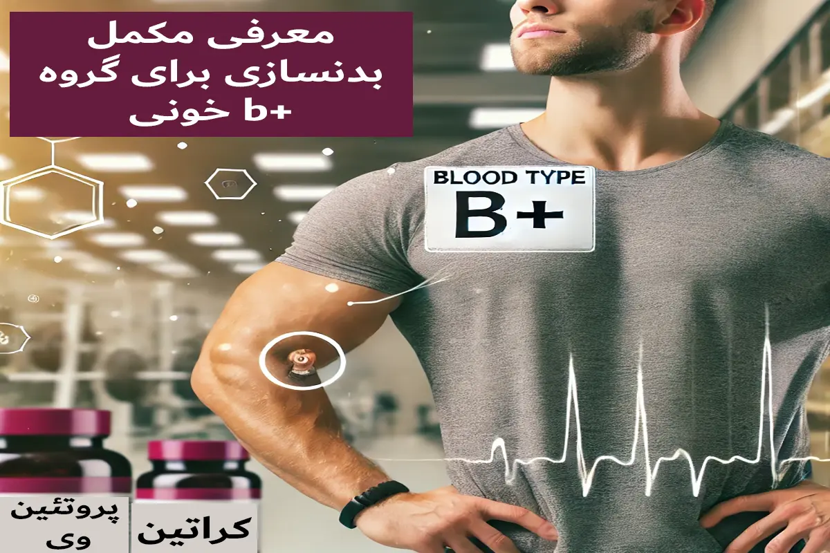 مکمل بدنسازی برای گروه خونی b+