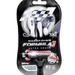 خودتراش مردانه 3 تیغه مستر شیو Master Shave مدل فرمول 1 بسته 3 عددی