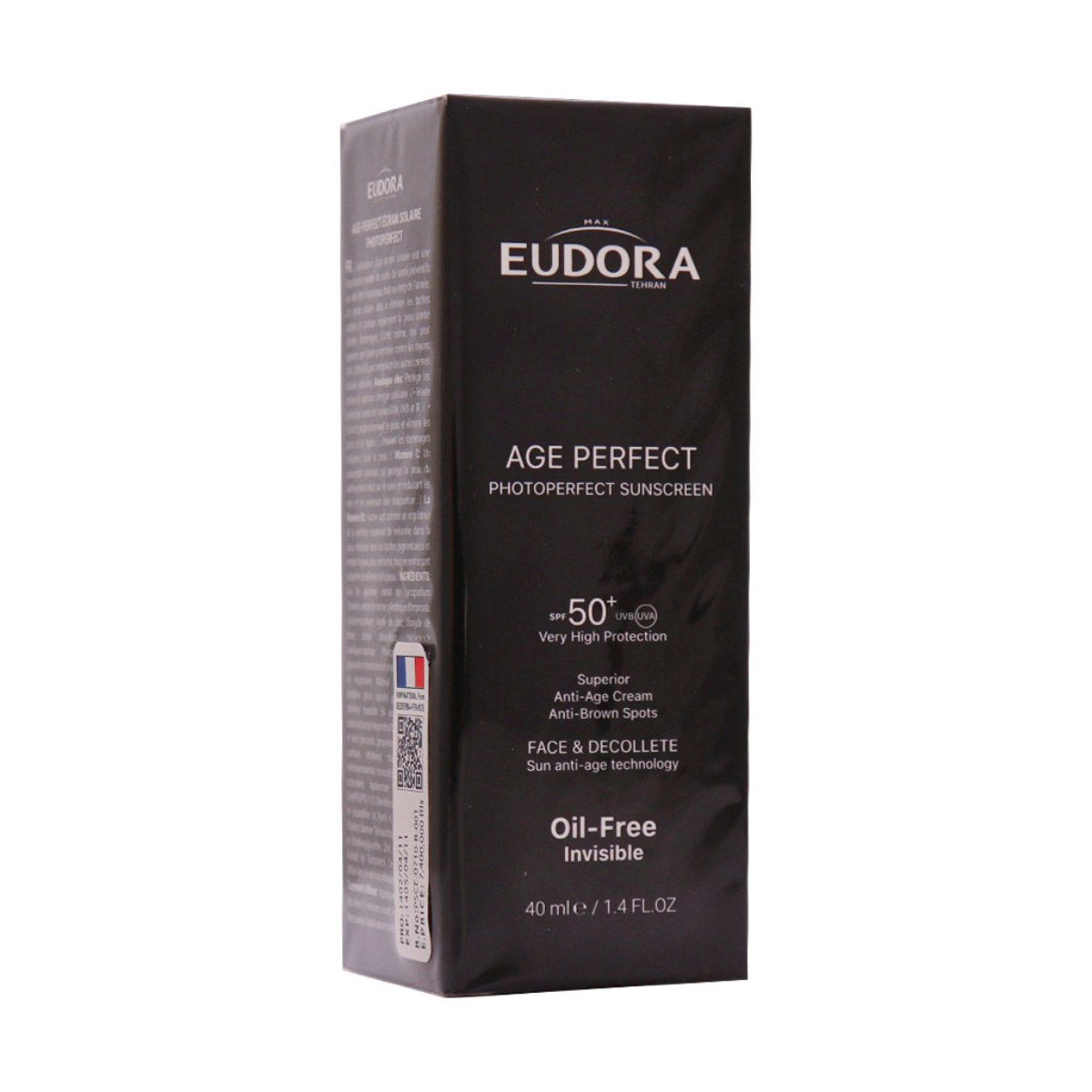 Eudora-Max-Age-Perfect-Photoperfect-Sunscreen-40-ml کرم ضد آفتاب فوتو پرفکت Spf50 | ادورامکس - Image 1