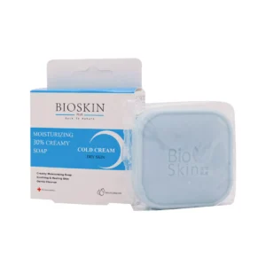 صابون مرطوب کننده کرم دار ب پلاس مناسب پوست خشک بایو اسکین