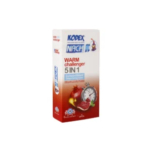 کاندوم 5 کاره کدکس مدل وارم چلنجر 12 عدد