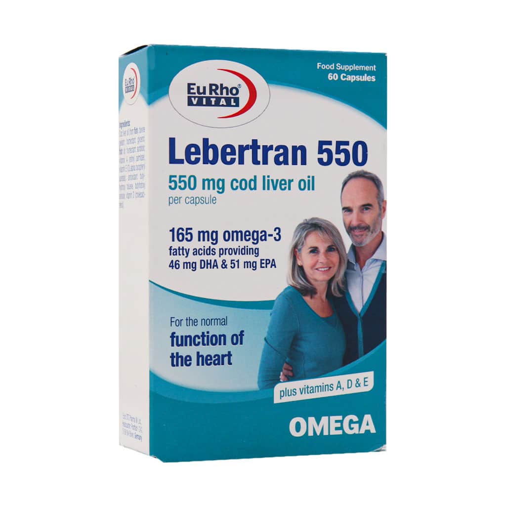 Eurhovital-Lebertran-550-60-Capsule لبرترن 550 | یوروویتال - Image 1